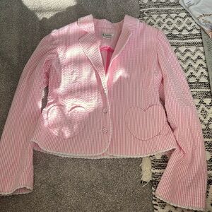 Heart pocket blazer